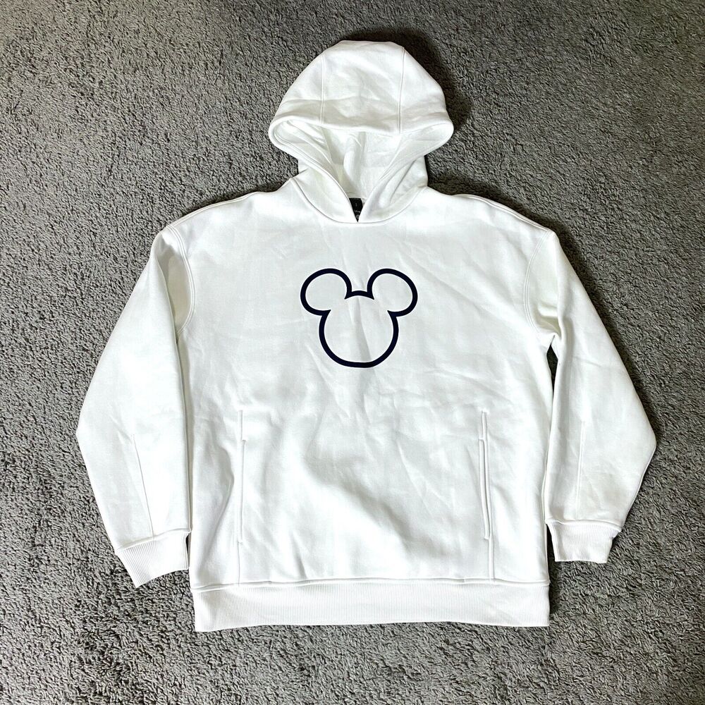 Lululemon x Disney Mickey Size Small S Fleece Oversized Hoodie White